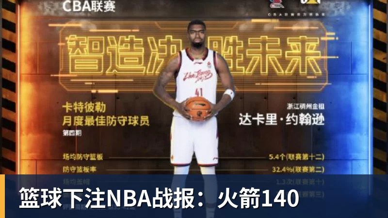 篮球下注NBA战报：火箭140